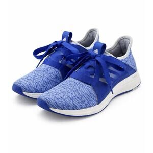 Adidas Edge Lux Running Shoes Women Blue White Ribbon Athletic Sneaker Lace Up 9